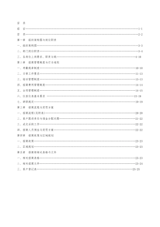 商业地产招商部管理手册范本