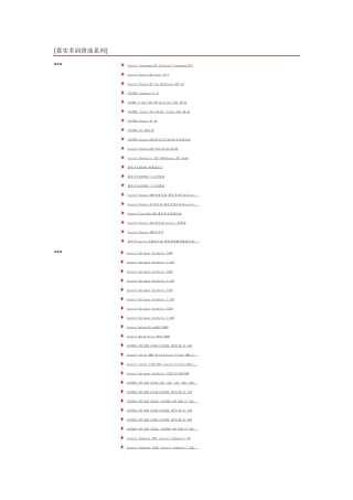 嘉实多Castrol润滑油系列总汇