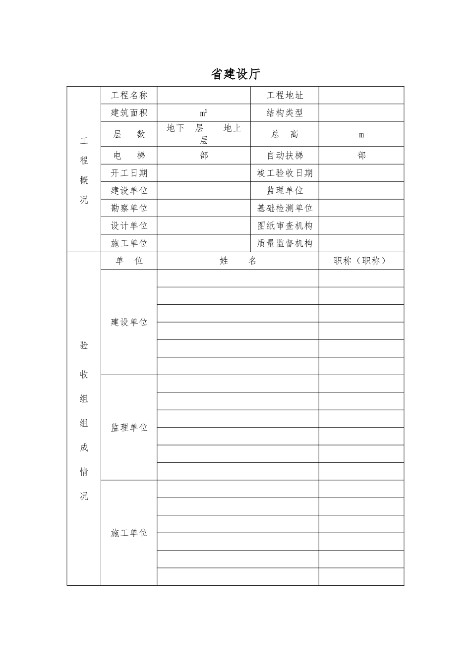 四川省工程竣工验收报告模板_第2页