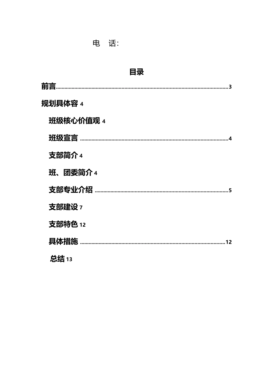 团支部愿景设计大赛规划书_第2页