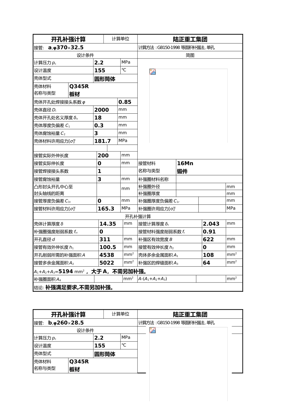 固定管板式换热器强度设计书毕业论文_第2页