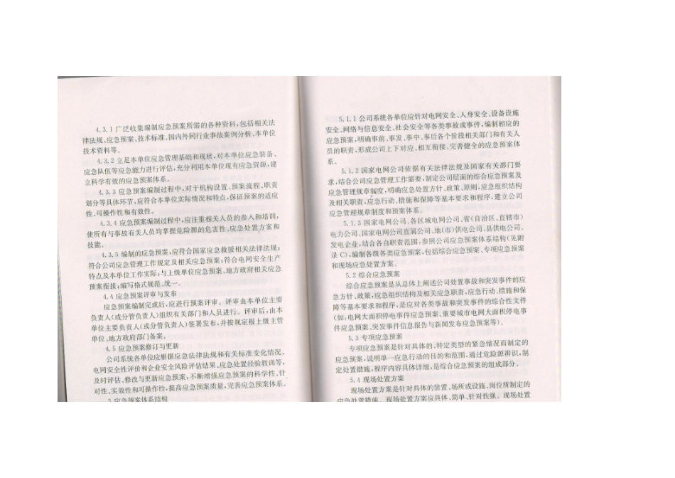 国家电网公司应急处置预案编制规范标准_第3页