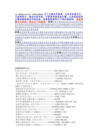 国家礼仪与习俗培训课件