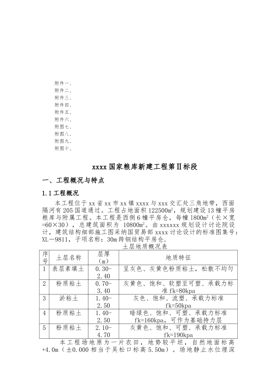国家粮食储备库工程施工设计方案_第2页