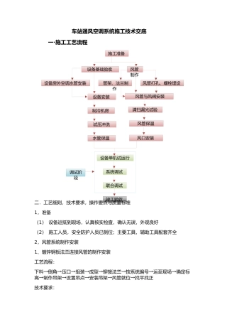 地铁机电设备安装工艺培训资料全