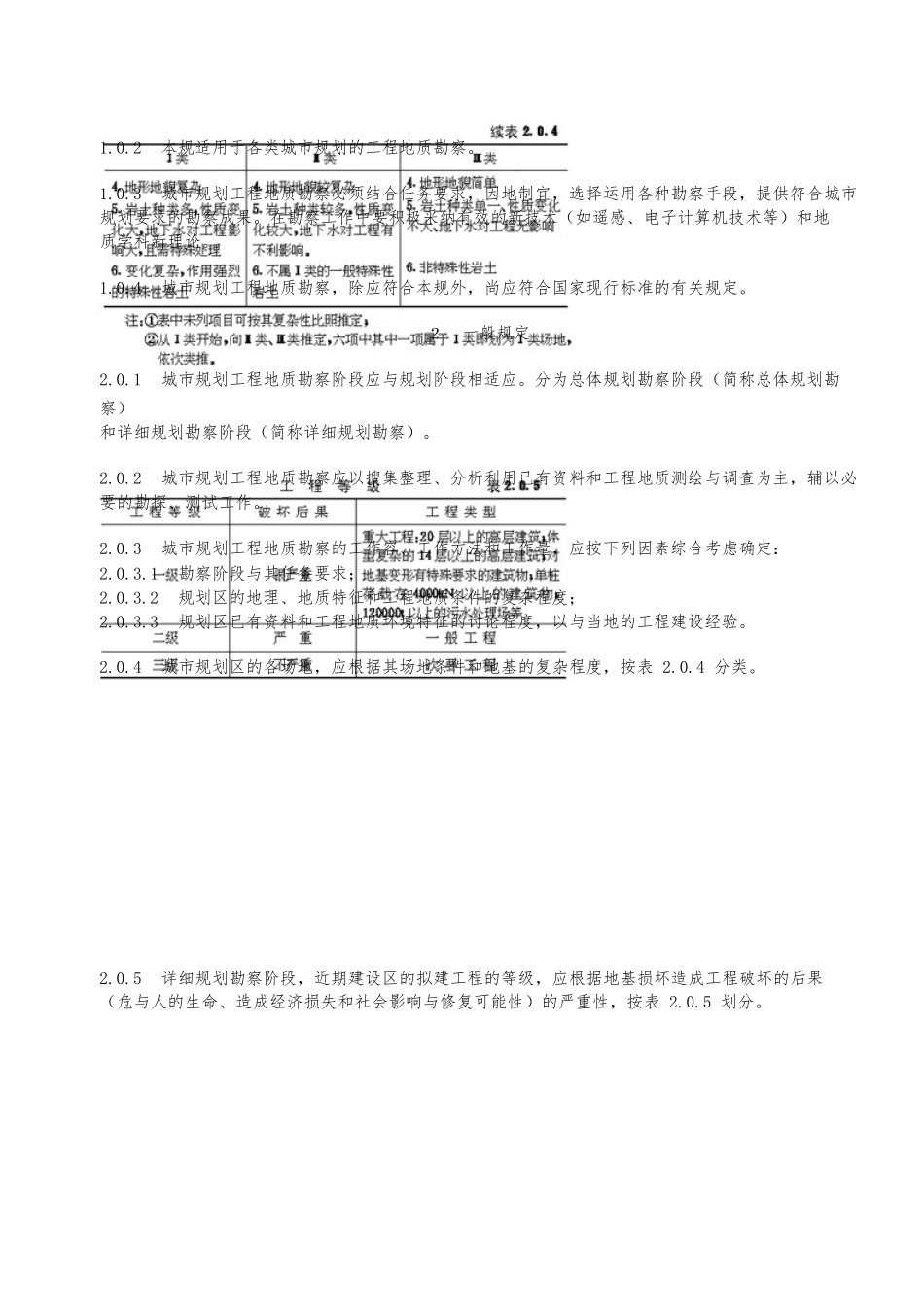 城规划工程地质勘察规范标准_第2页