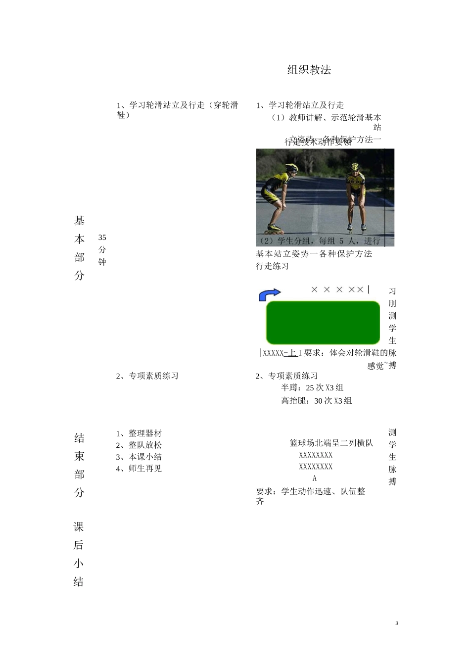 轮滑兴趣小组教案_第3页
