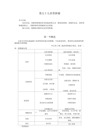 第五十九讲  骨肿瘤(修)