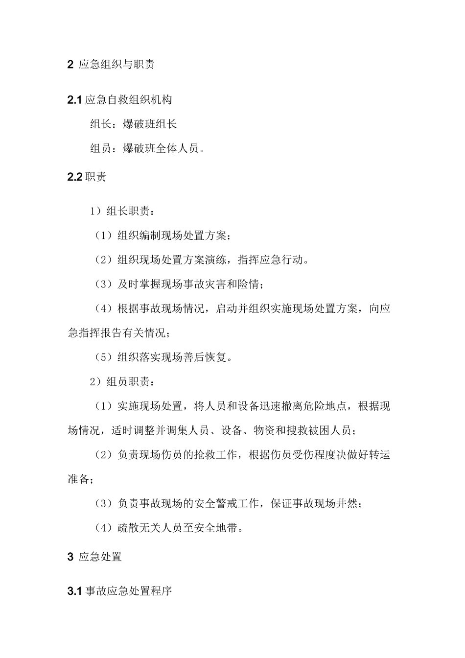 坍塌事故现场处置方案_第2页