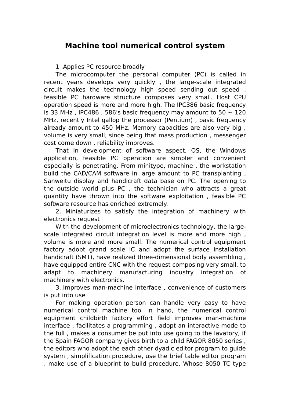 外文翻译Thenumericalcontroltechnology毕业论文_第2页