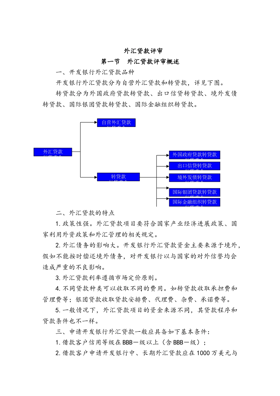 外汇贷款业务评审1_第1页