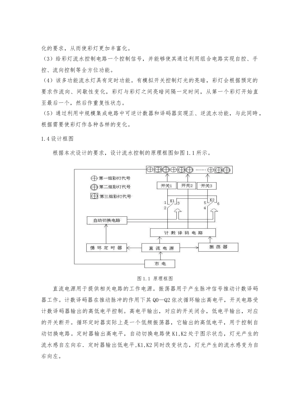 多功能流水灯设计说明书_第2页