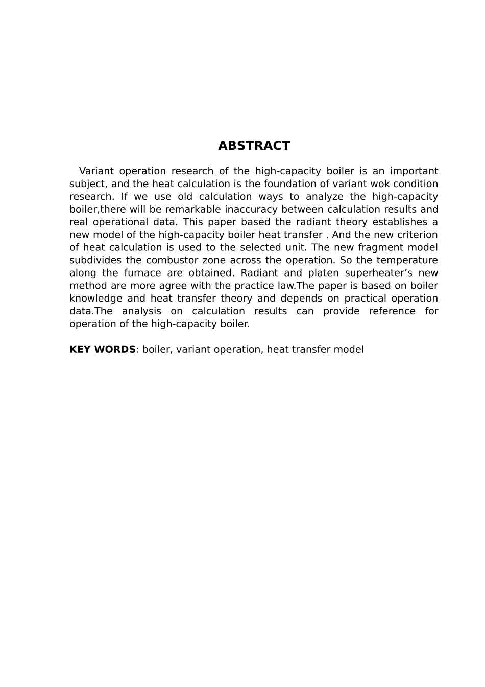 大容量锅炉变工况运行研究毕业论文_第2页