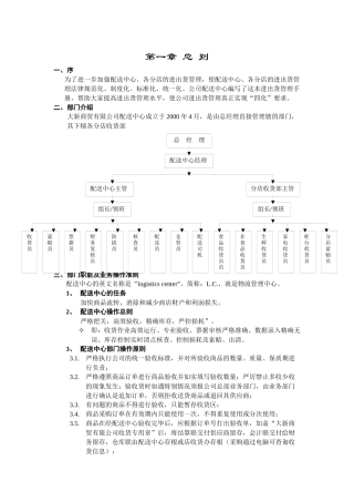 大新电器有限公司进出货管理手册
