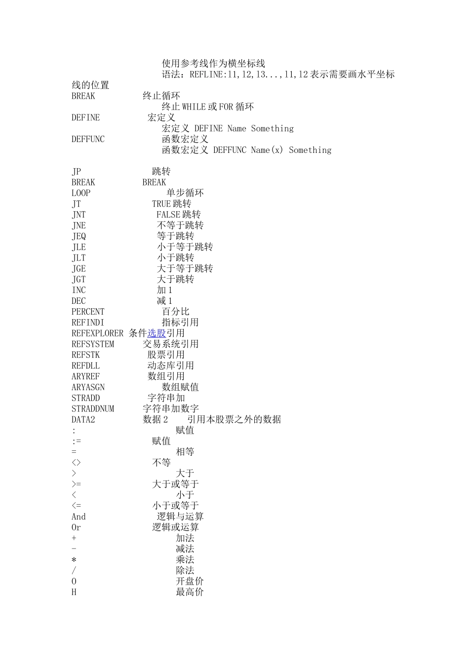 大智慧新一代公式编辑语法大全-其它公式_第2页