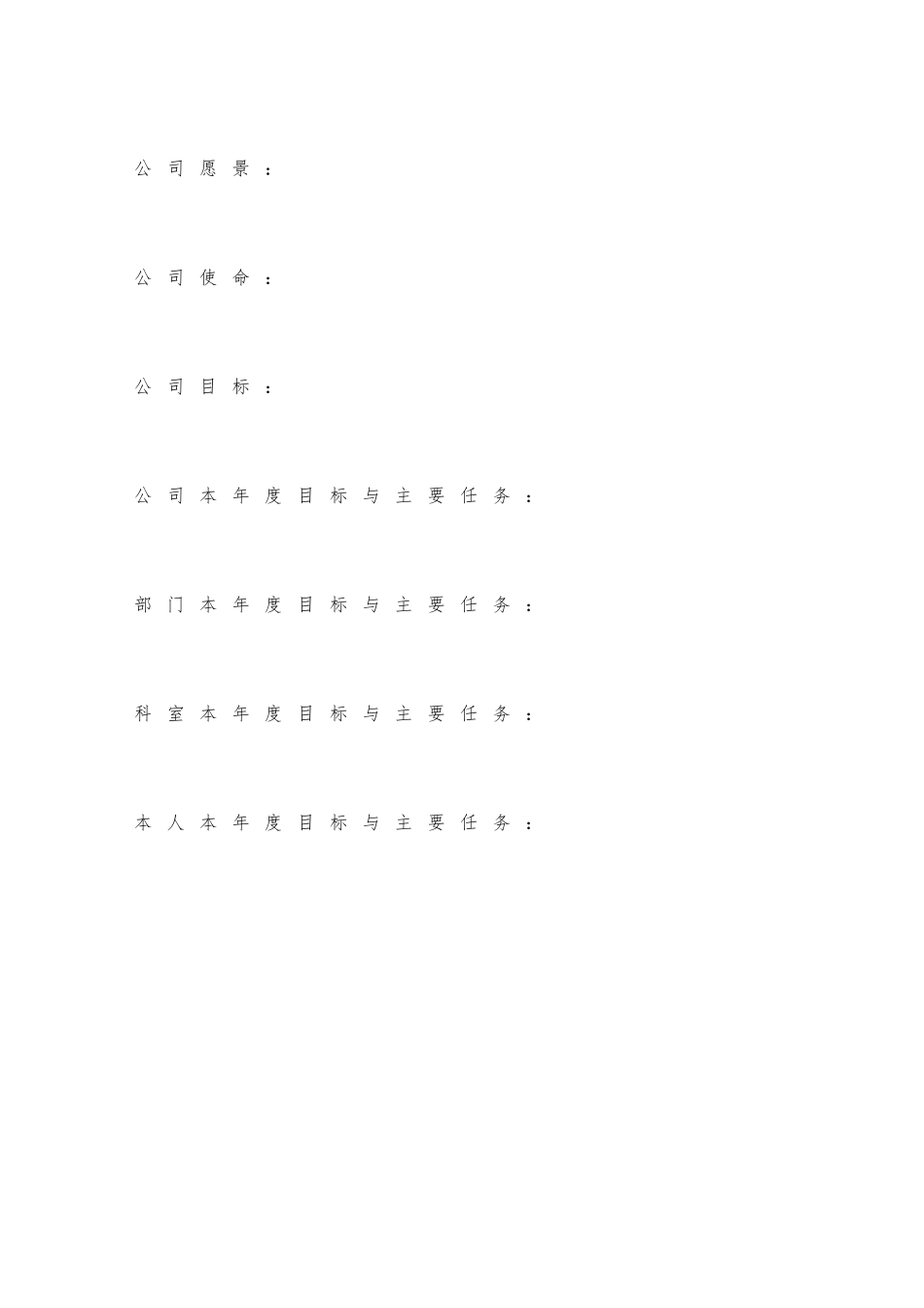 大连中远物流绩效管理手册范本_第3页