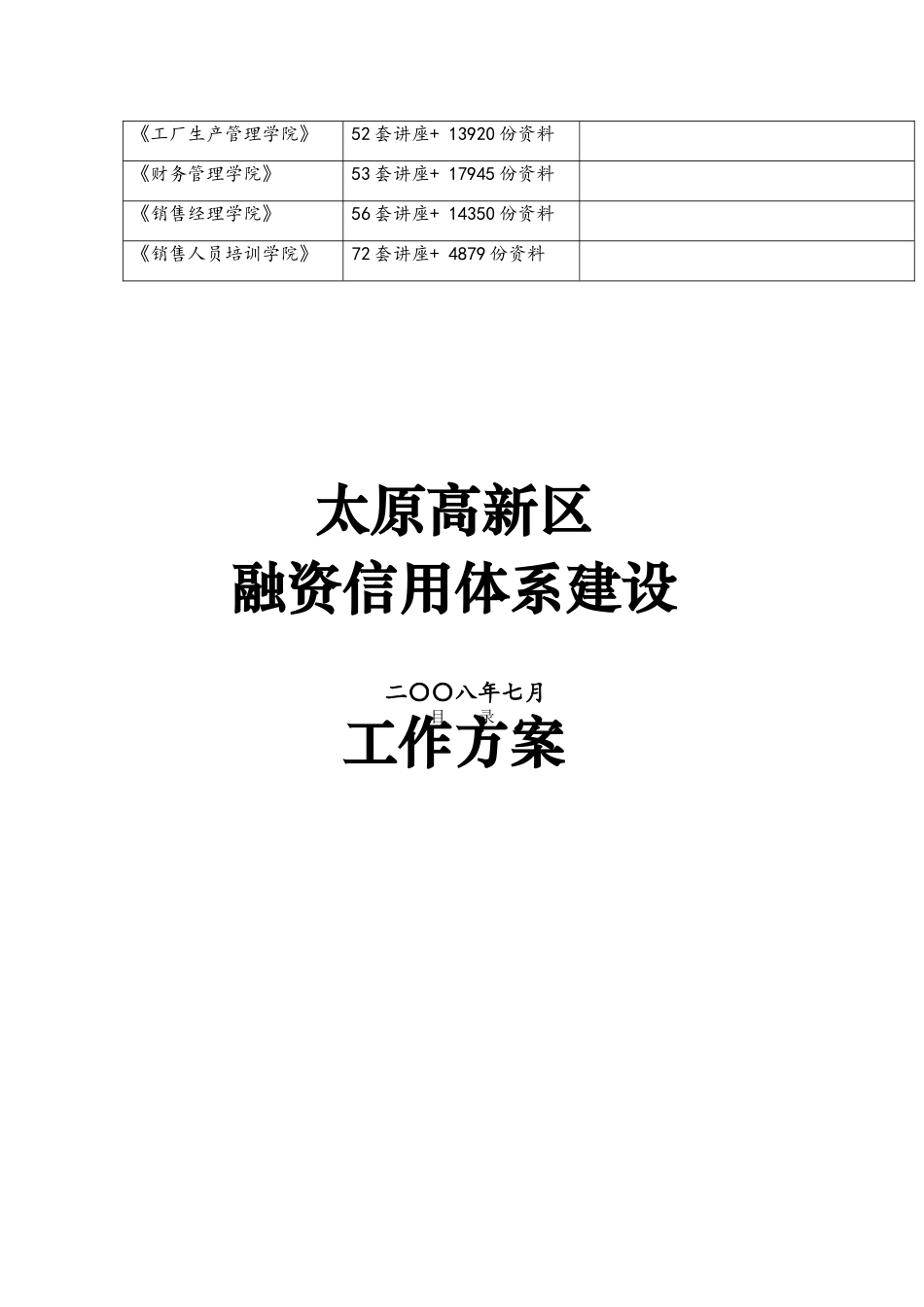 太原高新区融资信用体系建设工作实施方案_第2页