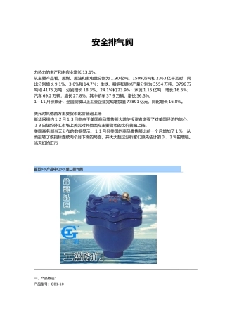 安全排气阀培训课程