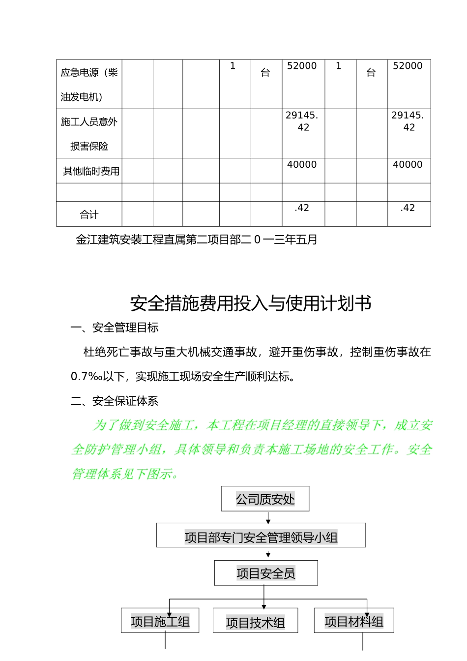 安全措施费用投入与使用计划书_第3页