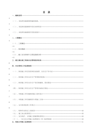 安全监理实施细则