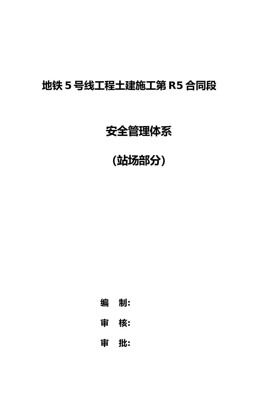 安全管理体系概述_第1页