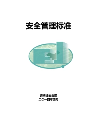安全管理标准范本