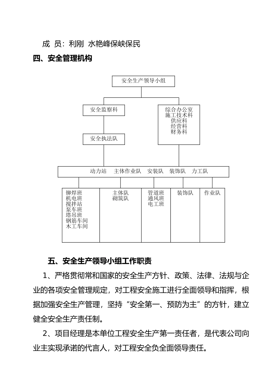 安全管理组织机构与职责_第3页