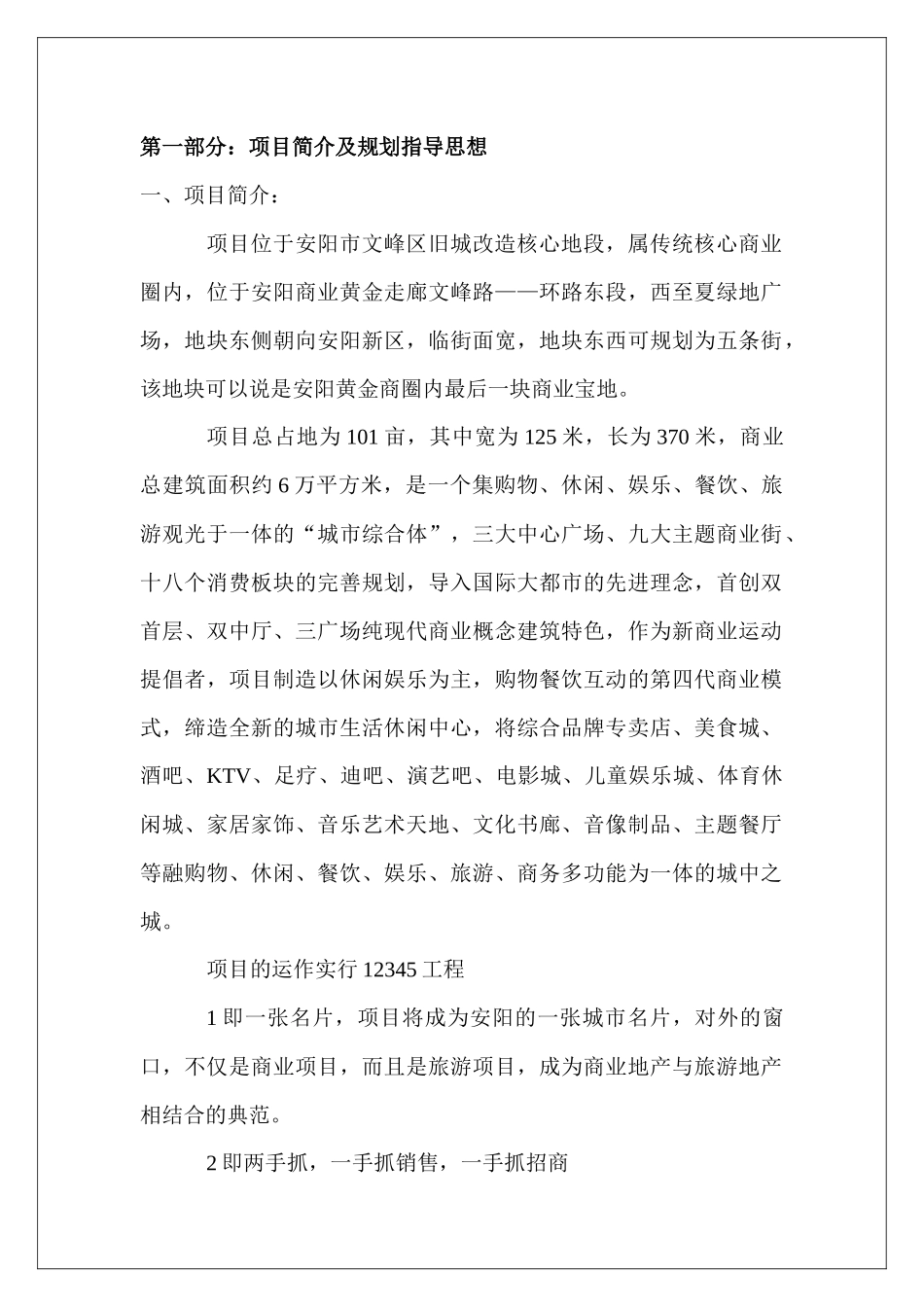 安阳市商业营销策划方案_第3页