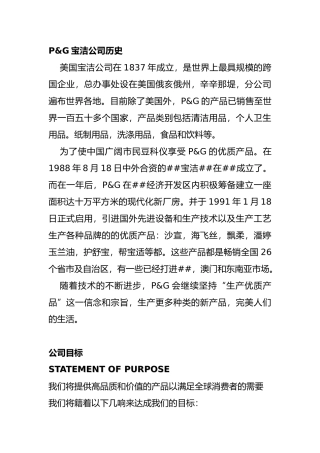 宝洁公司—品客食品策划提案
