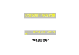 宝洁沙宣产品市场推广策略分析