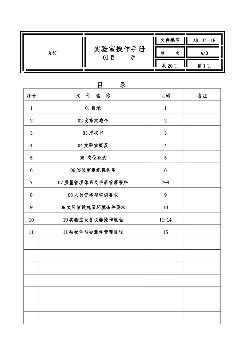 实验室操作手册范本_第2页