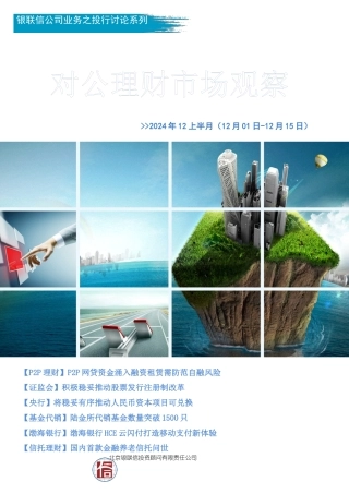 对公理财市场观察培训资料