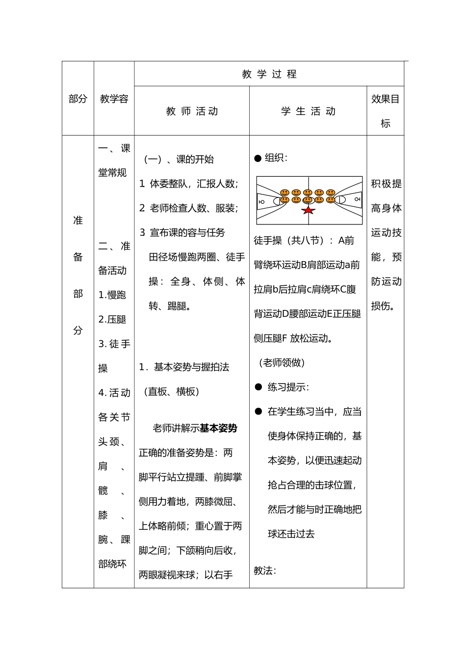 小学乒乓球课教学案_第3页