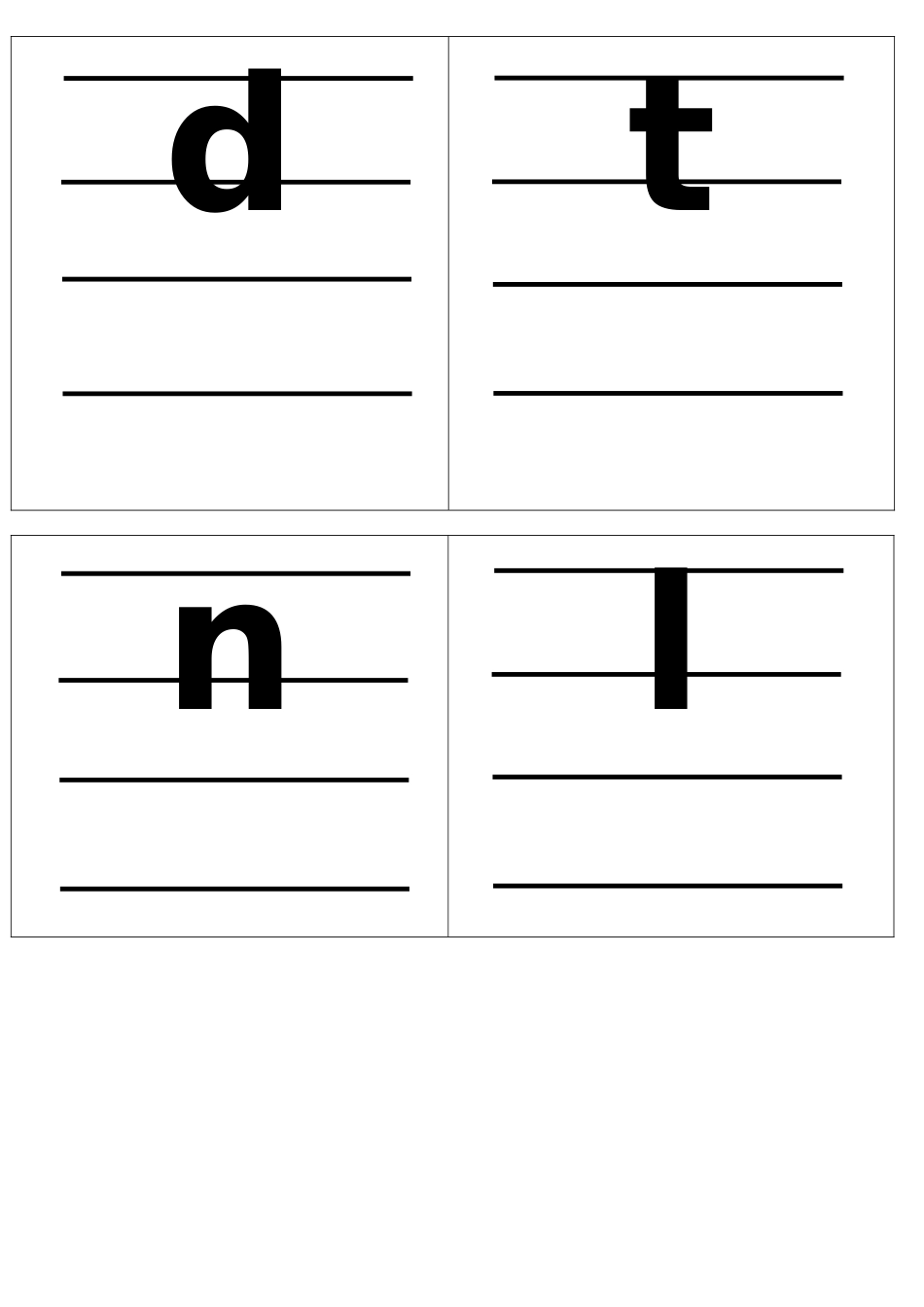 小学汉语拼音字母表卡片标准版_第2页