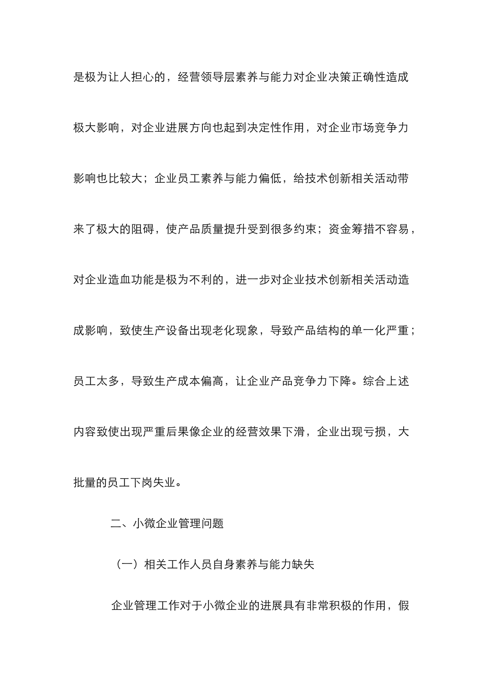 小微企业管理论文_第3页