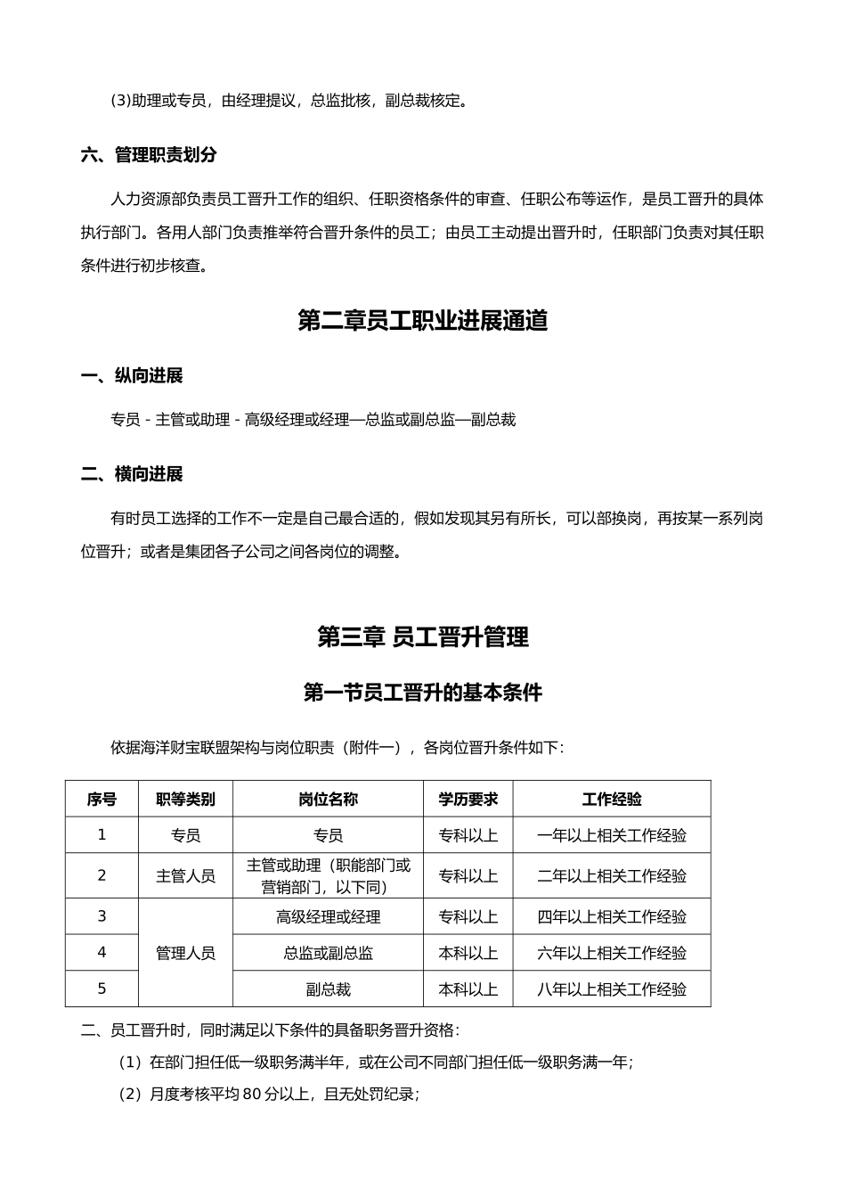 岗位晋升管理制度汇编_第2页