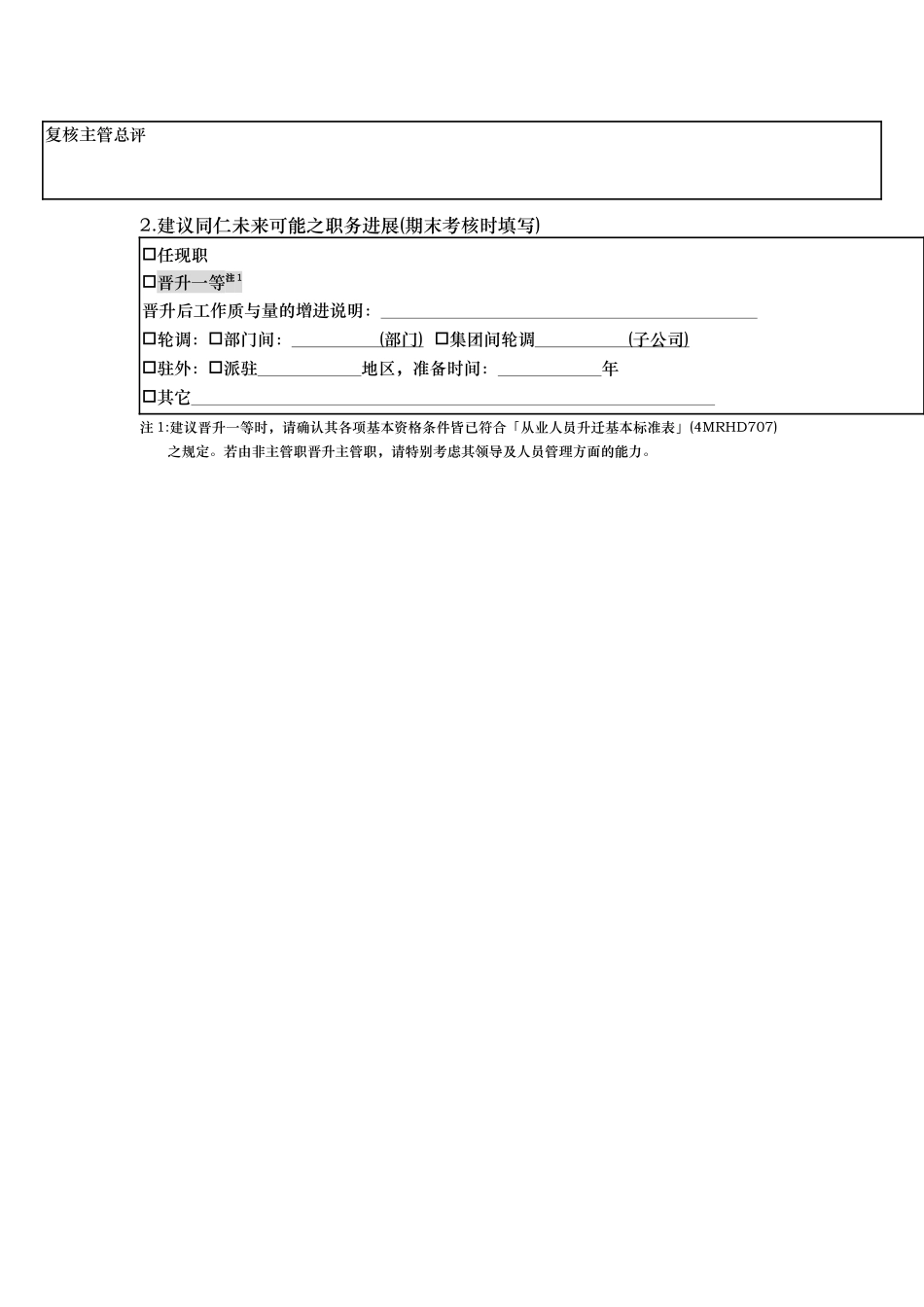 工作目标工作成果考核表_第2页
