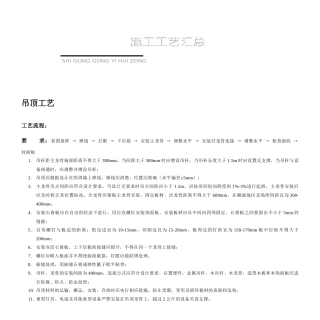 工程工艺做法