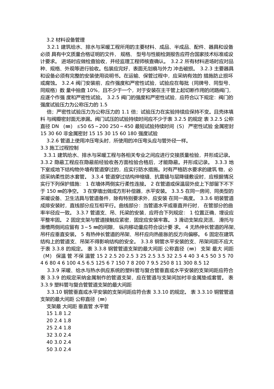 工程建筑给排水与采暖工程验收规范标准_第2页