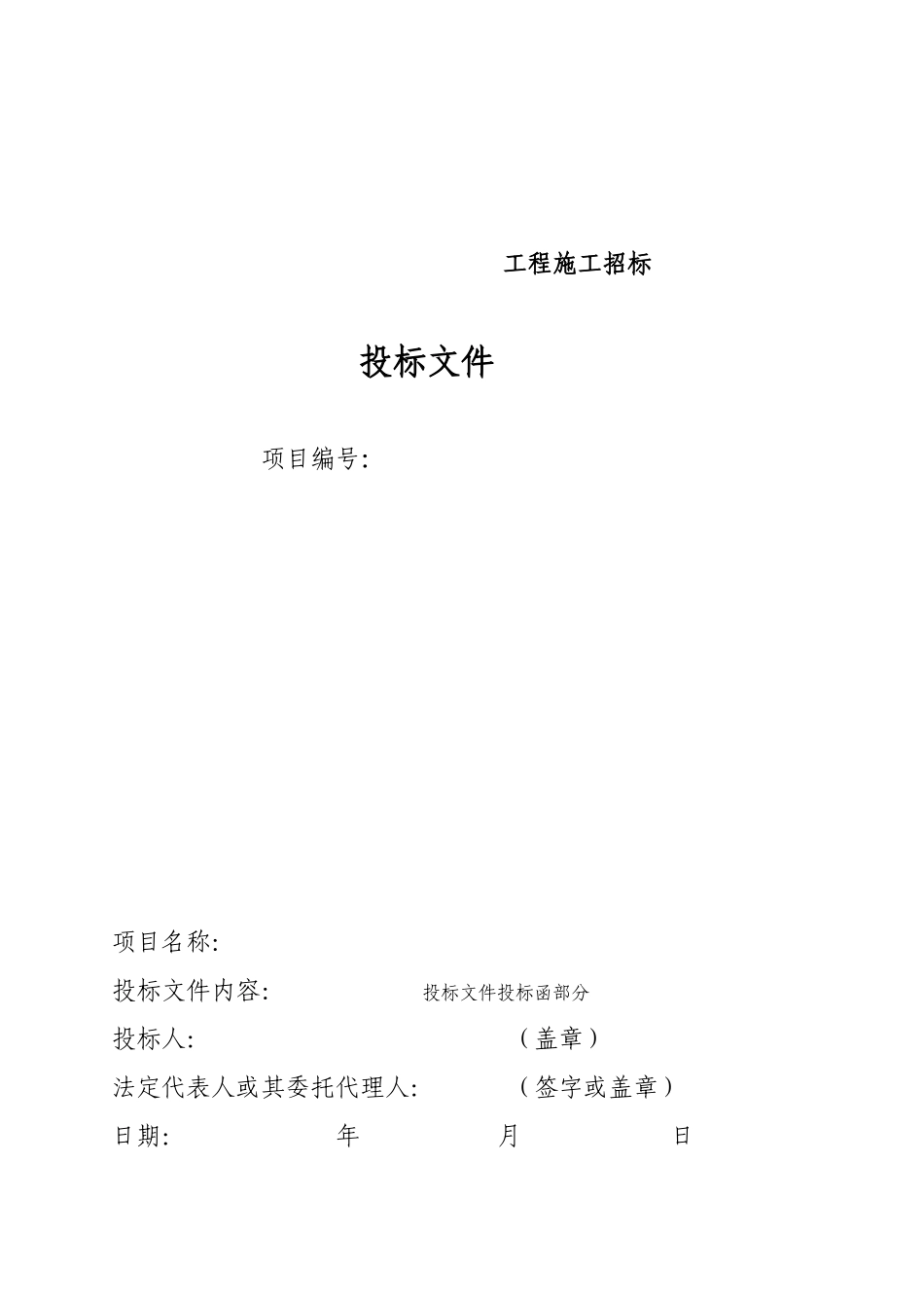 工程施工招标文件_第2页