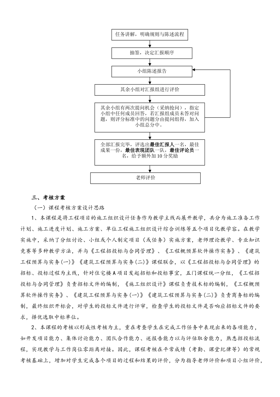 工程施工设计方案课程改革实施计划方案_第3页