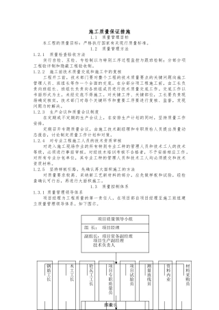 工程施工质量保证措施概述