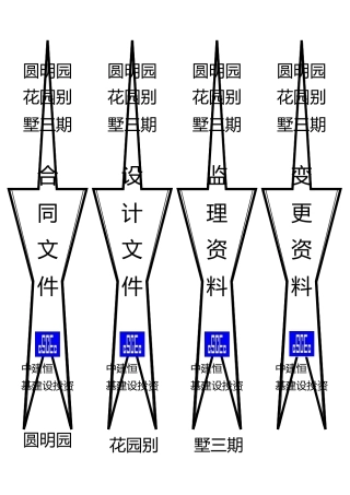工程资料标签大全