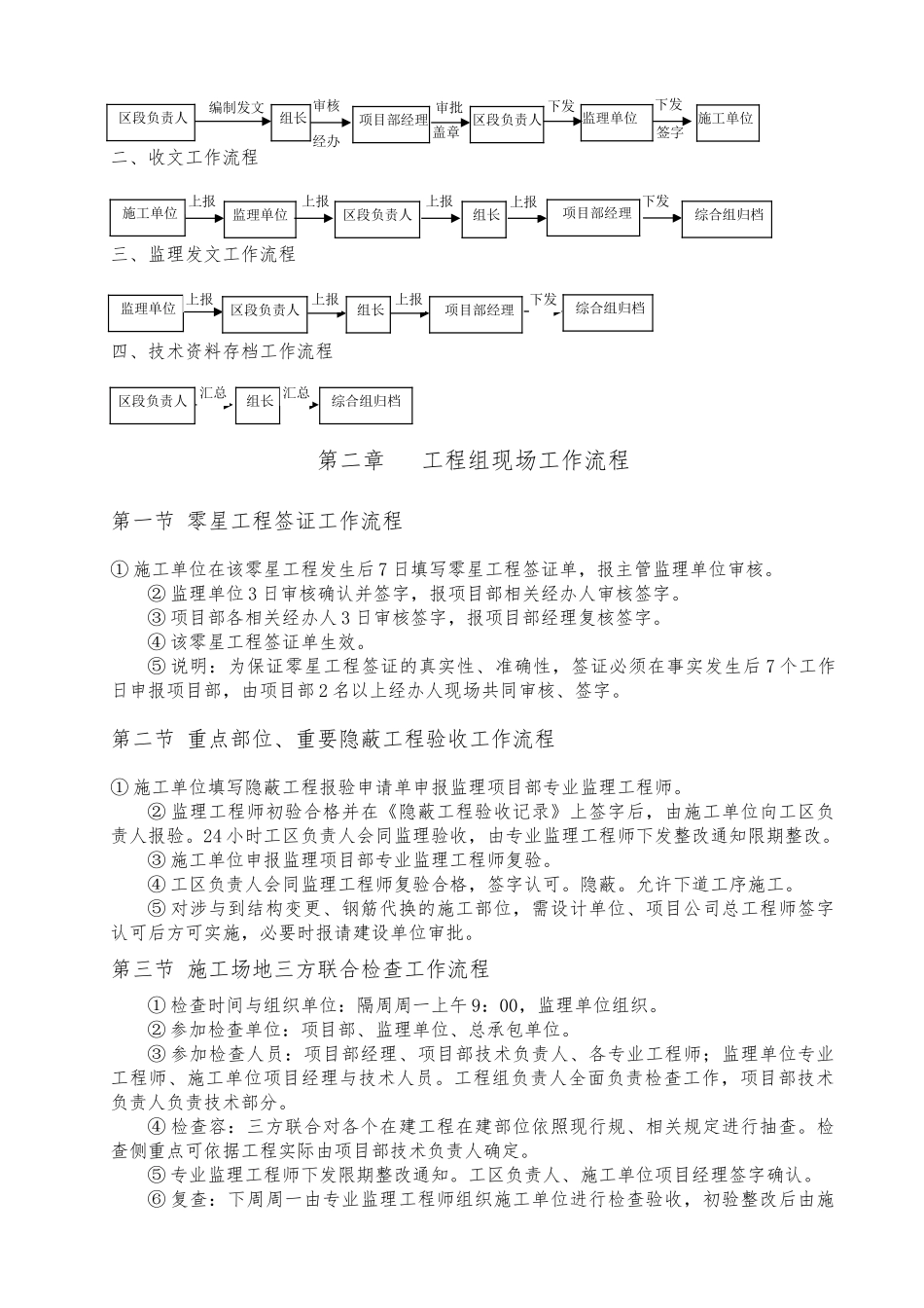 工程项目管理部工作流程图_第3页