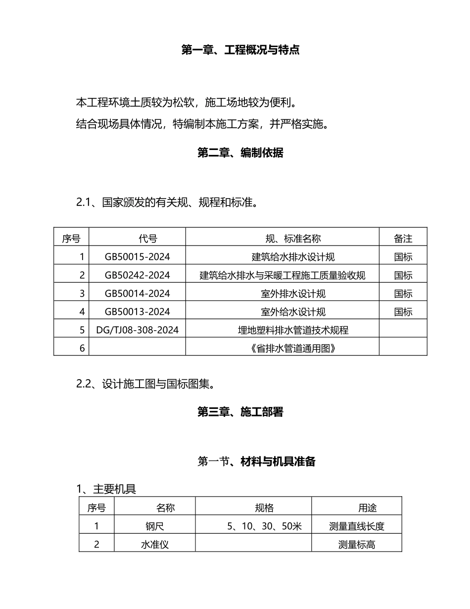 市政道路排水工程施工专项方案_第2页