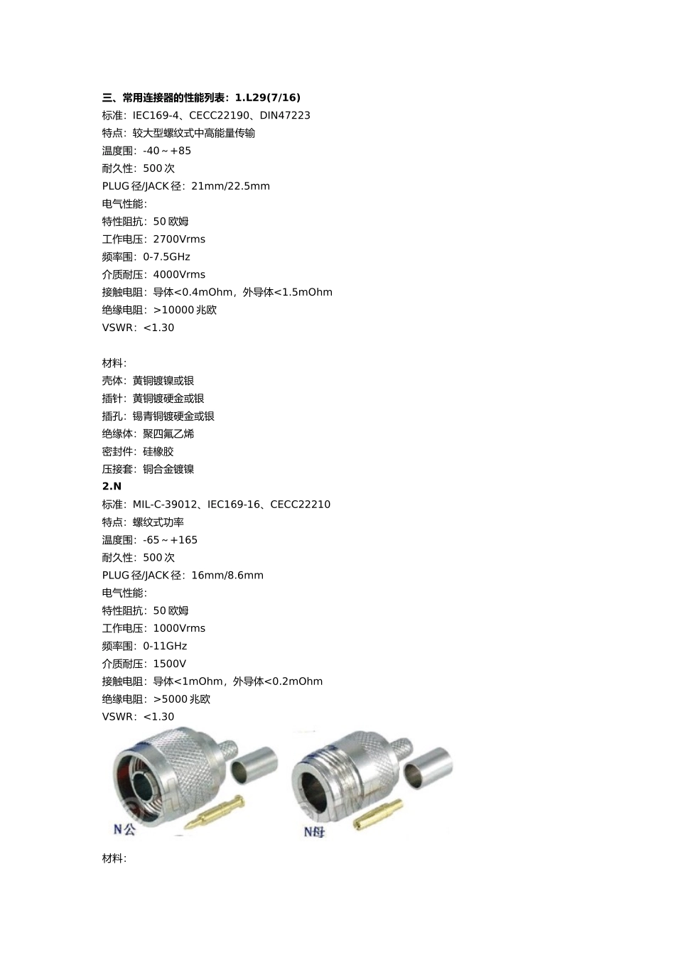 常见射频同轴连接器大全_第2页