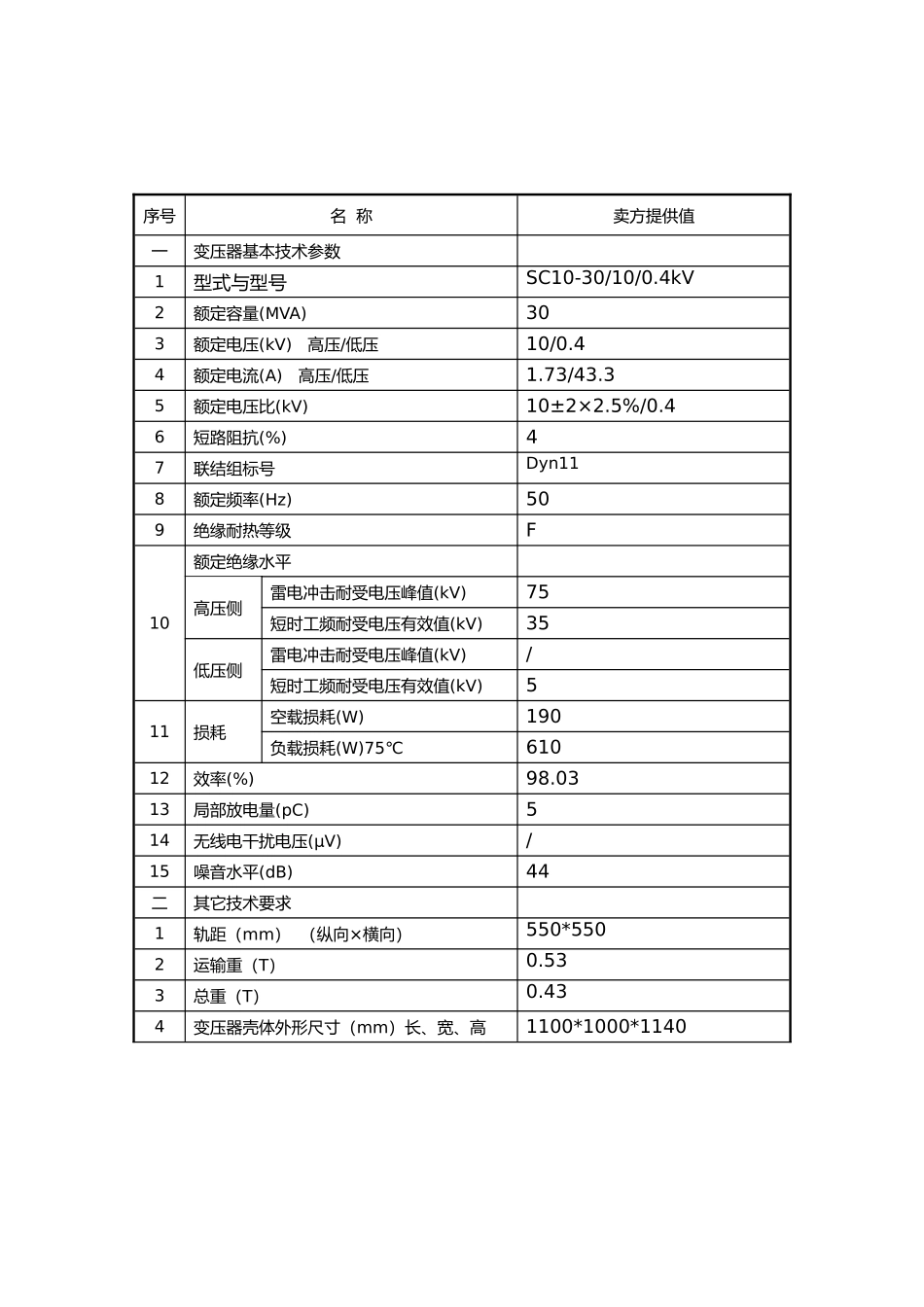 干式变压器选型表_第2页