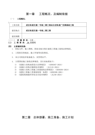 广告牌基础施工施工组织设计范本