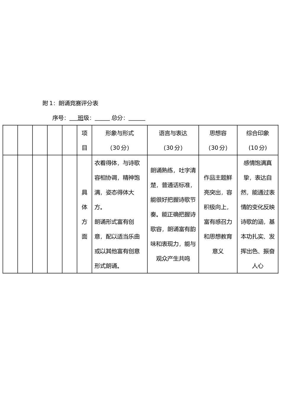 庆国庆诗歌朗诵活动方案_第3页