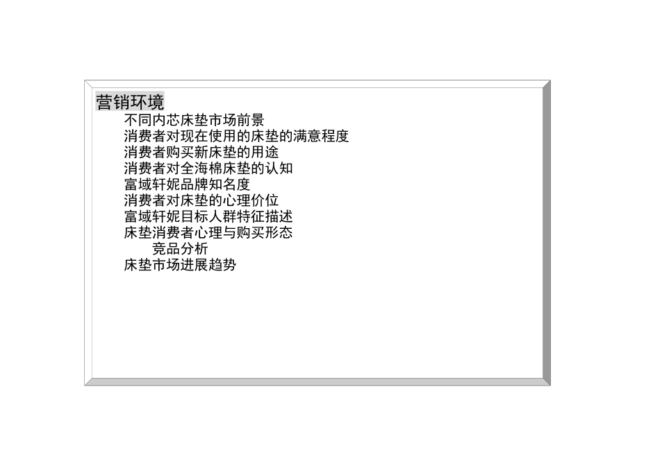 床垫整合营销传播策划案_第2页